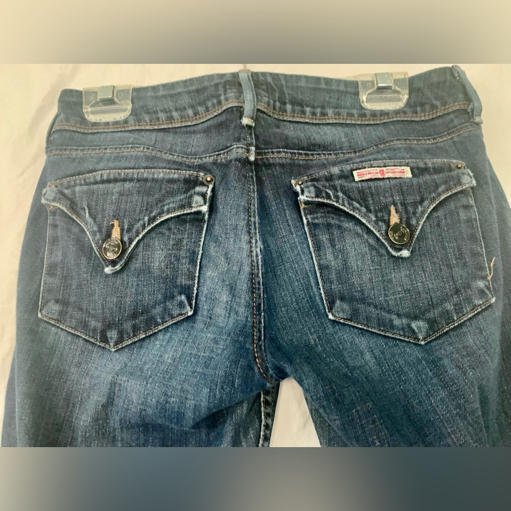 Hudson Collin Flap Straight Jeans Style W422DHK, Womens 28, Made in USA - Picture 3 of 7